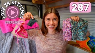finished Butterfly Vest + 2 new projects! // Love in Stitches Episode 287