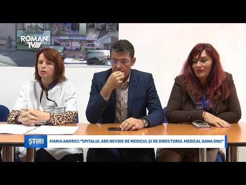 Maria Andrici: "Spitalul are nevoie de medicul și de directorul medical Oana Onu"