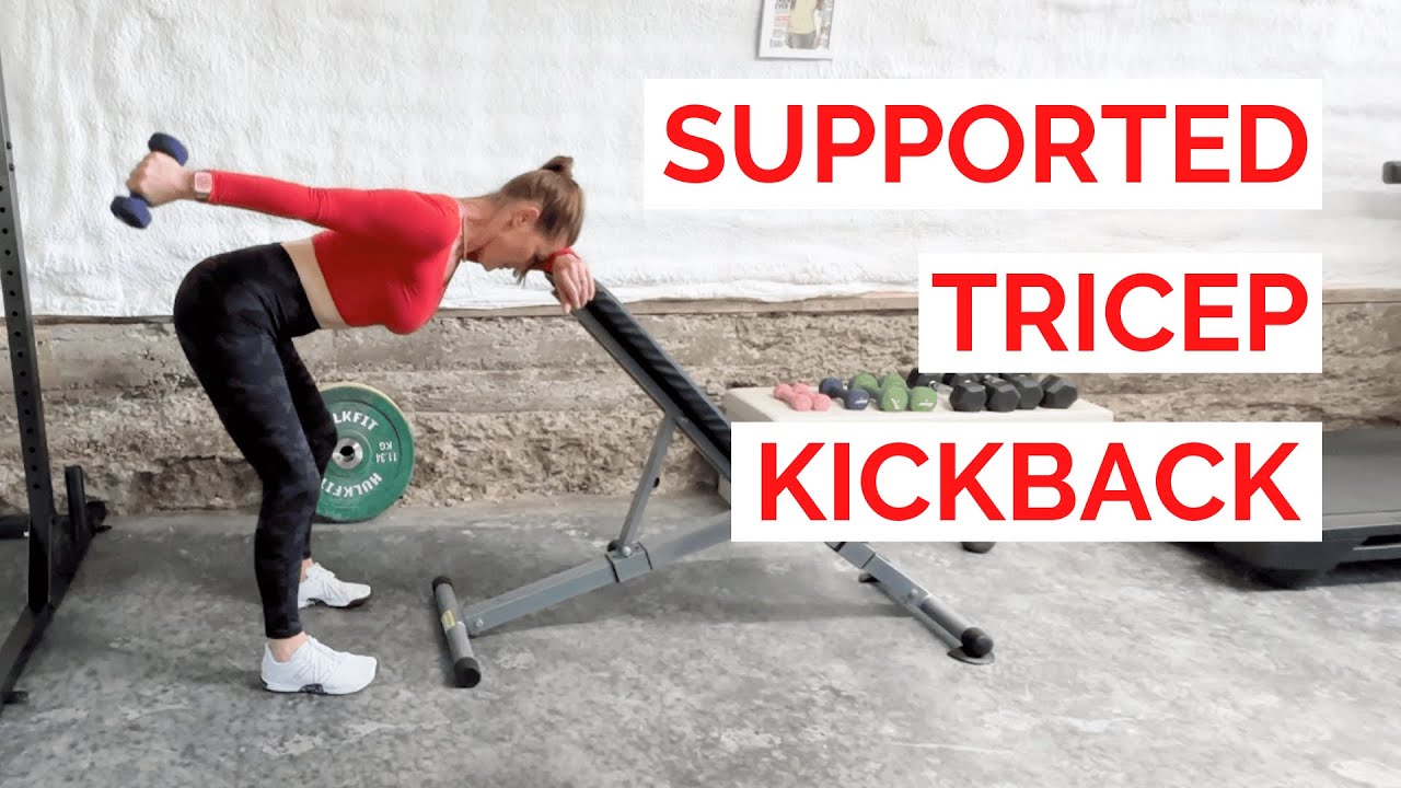 Supported Tricep Kickback