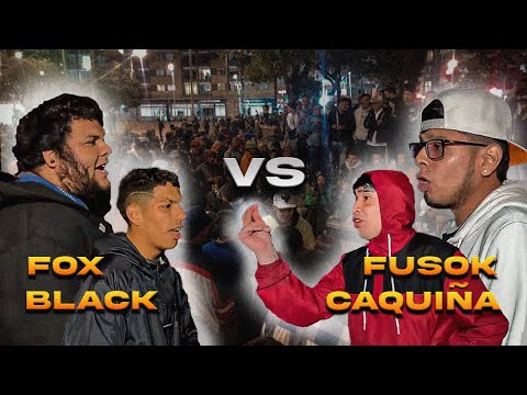 FINAL || FUSOK🇨🇱 - CAQUIÑA🇵🇪 vs FOX - BLACK || RAPEANDO HUEVADAS || FINAL DE TEMPORADA