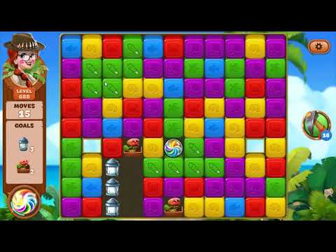 Lost Island Blast Adventure Level 688 - No Boosters