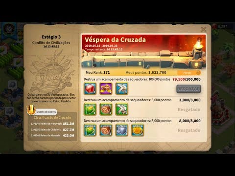 EVENTO 3: PRÉ KvK, ACAMPAMENTO DE SAQUEADORES - RISE OF KINGDOMS.
