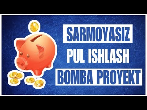 SARMOYASIZ PUL ISHLASH UCHUN AJOYIB PROYEKT/ REFERAL UCHUN 15 RUBL