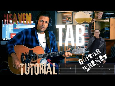 Heaven Guitar Tab | Bryan Adams Cover & Tutorial w/ Solo