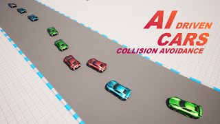 Unreal Engine 5 - AI Driven Cars #2 - Collision Avoidance