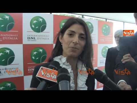 Raggi: "Il sorteggio degli Internazionali di Tennis all'Arco di Costantino"