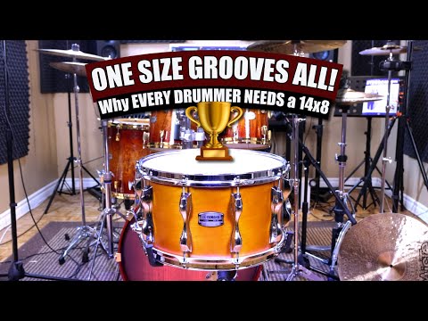 Why Every Drummer Needs a 14x8 Snare! - My New Gigging Workhorse 🏆 (🎧 Recommended)