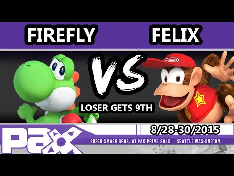 S@P - Firefly (Yoshi) Vs. Felix (Diddy Kong) SSB4 Losers - Smash Wii U - Smash 4