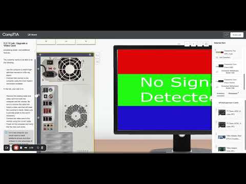 CompTIA A+ 2.2.13 Lab  Upgrade a Video Card