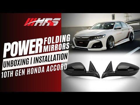HRS - 2018-22 Honda Accord Power Folding Mirrors - Unboxing | Installation