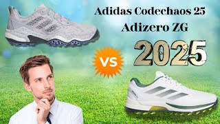 Adidas Codechaos 25 vs Adizero ZG — Winter Golf Shoe Shootout! Review and Comparison