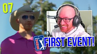 FIRST PGA EVENT | PGA Tour 2k21 MyCareer #7 | OpTicBigTymeR