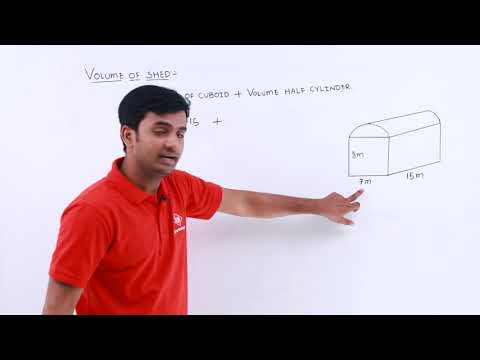 Volume of Combination of Solids Problem 1