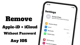 Remove Apple iD - Signout Apple iD -From iPhone 8/X/Xr/Xs/11/12/13/14 Without Password Any IOS