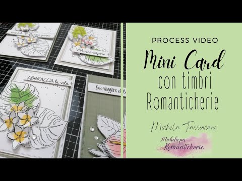 Mini card Maracaibo || Cardmaking e Scrapbooking tutorial || Michela Faccincani per Romanticherie