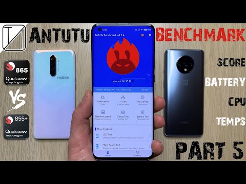 Xiaomi Mi 10 Pro vs Realme X2 Pro vs OnePlus 7T AnTuTu Benchmark Test