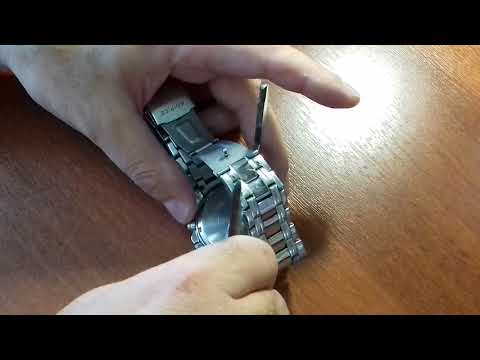 замена батарейки в ручных часах CASIO