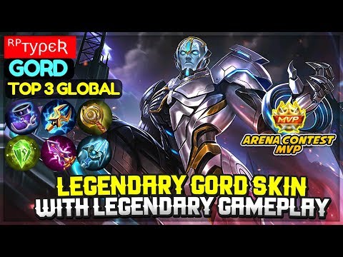 LEGENDARY GORD WITH LEGENDARY GAMEPLAY [ Top 3 Global Gord ] ᴿᴾтуρєƦ - Mobile Legends Video