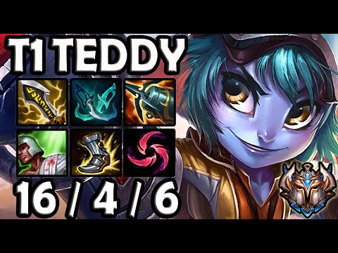T1 Teddy TRISTANA ADC vs KAISA - Patch 11.3 Ranked Korea ✅