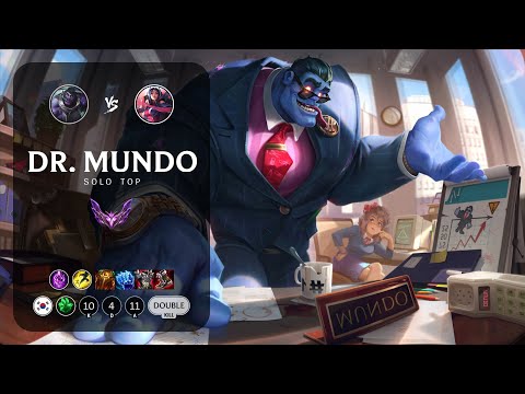 Dr. Mundo Top vs Irelia - KR Master Patch 12.23