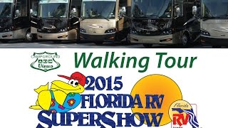 preview picture of video 'Tampa RV SuperShow at Florida State Fairgrounds - Walking Tour of the Show'