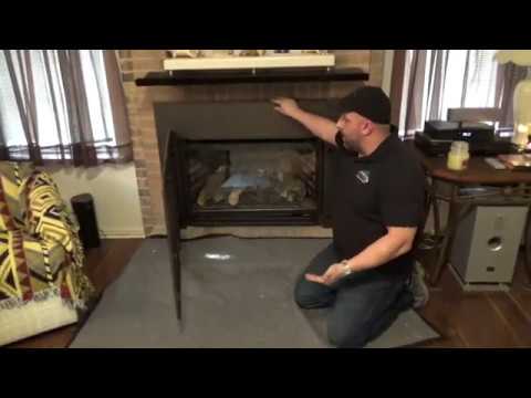 How to Clean Your Gas Fireplace | Removing the Gas...
