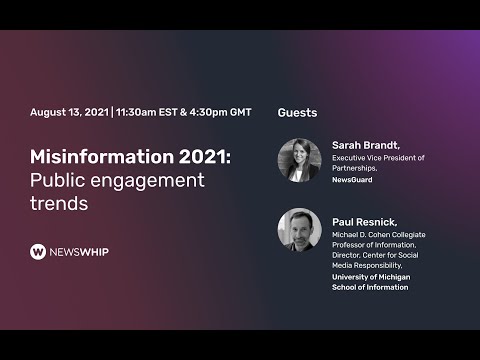 Misinformation 2021: public engagement trends | The NewsWhip Pulse #23