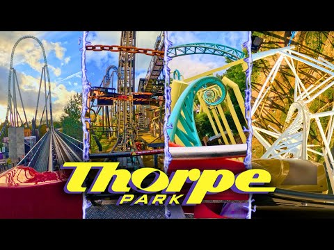 THORPE PARK All Roller Coasters POV 2025 | 4K ULTRA HDR