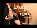 Getting Dressed in a 1730's Suit [CC]