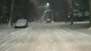 preview picture of video 'Driving after Snow Storm'