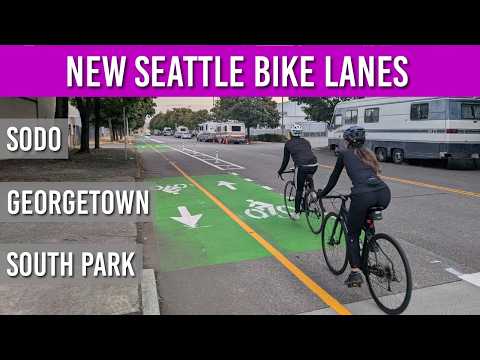 How Seattle Made Cycling Safer in its Industrial District | Full Tour of New Bike Lanes
