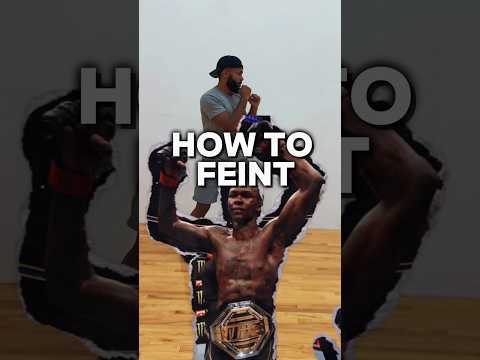 How to feint tutorial for beginners plus why #isrealadesanya #boxing #mma #kickboxing #muaythai #ufc