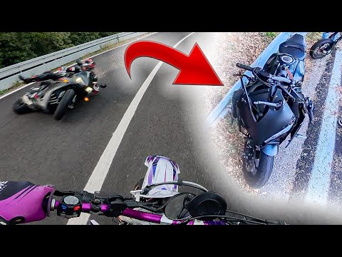 MOTORCYCLE TRIP ENDS WITH CRASH