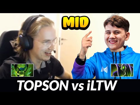 Topson vs iLTW at Mid again - GG mid pick