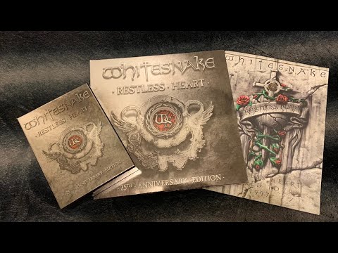 WHITESNAKE Unboxing-Restless Heart 25th Anniversary Super-deluxe Edition 4CD/DVD/2LP Silver Vinyl