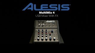 Alesis MultiMix 4 USB - відео 2