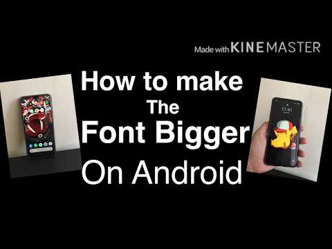 HOW TO MAKE THE FONT SIZE BIGGER ON ANDROID PHONE(realme5pro)
