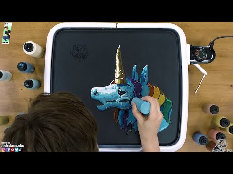 Sad Unicorn Pancake Art