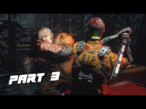 CALLISTO PROTOCOL PC Gameplay Walkthrough Part 3 - The Basement, Shotgun Blueprint (No Commentary)