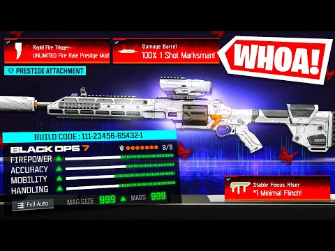 BO7 TRIGGER PRESTIGE MOD 🎯 #1 "WARDEN 308" CLASS SETUP in BLACK OPS 7! (Best Warden Loadout Meta)