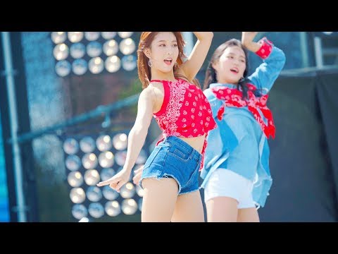 씨엘씨 CLC - Summer Kiss (썸머 키스) @170916 전우마라톤 위문열차 [4k Fancam/직캠] By TheGsd