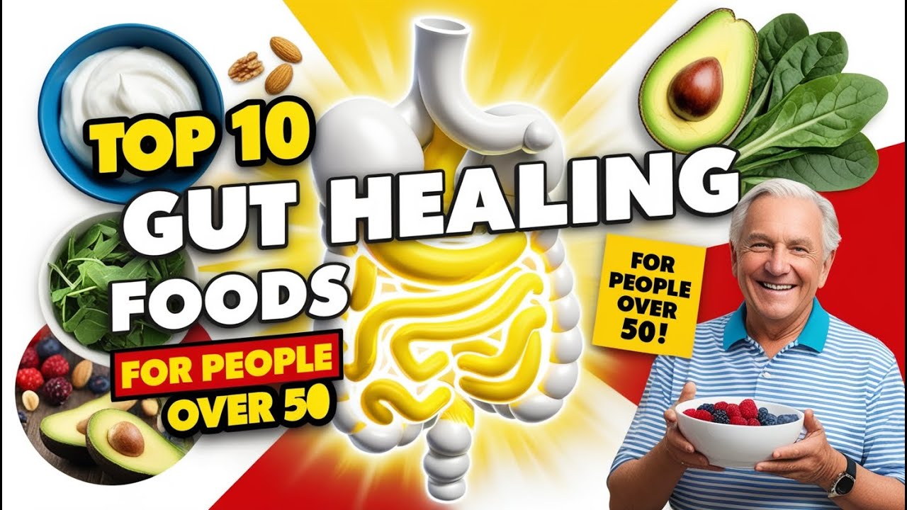 MUST EAT! Top 10 Gut Healing Foods for People Over 50+