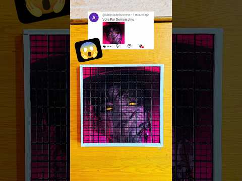 Making "Demon Jinu" With AI 🤯😱 #viral #rubikscube #shorts 😊😊