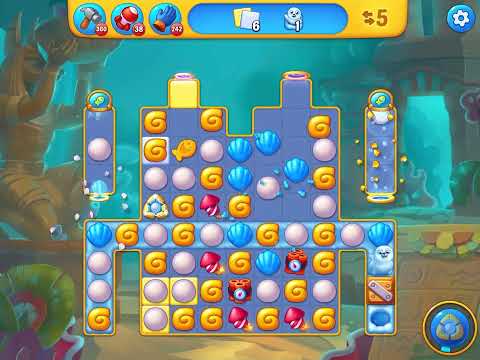 Fishdom level 5757 no boosters フィッシュダム ノーマル [Friend's]