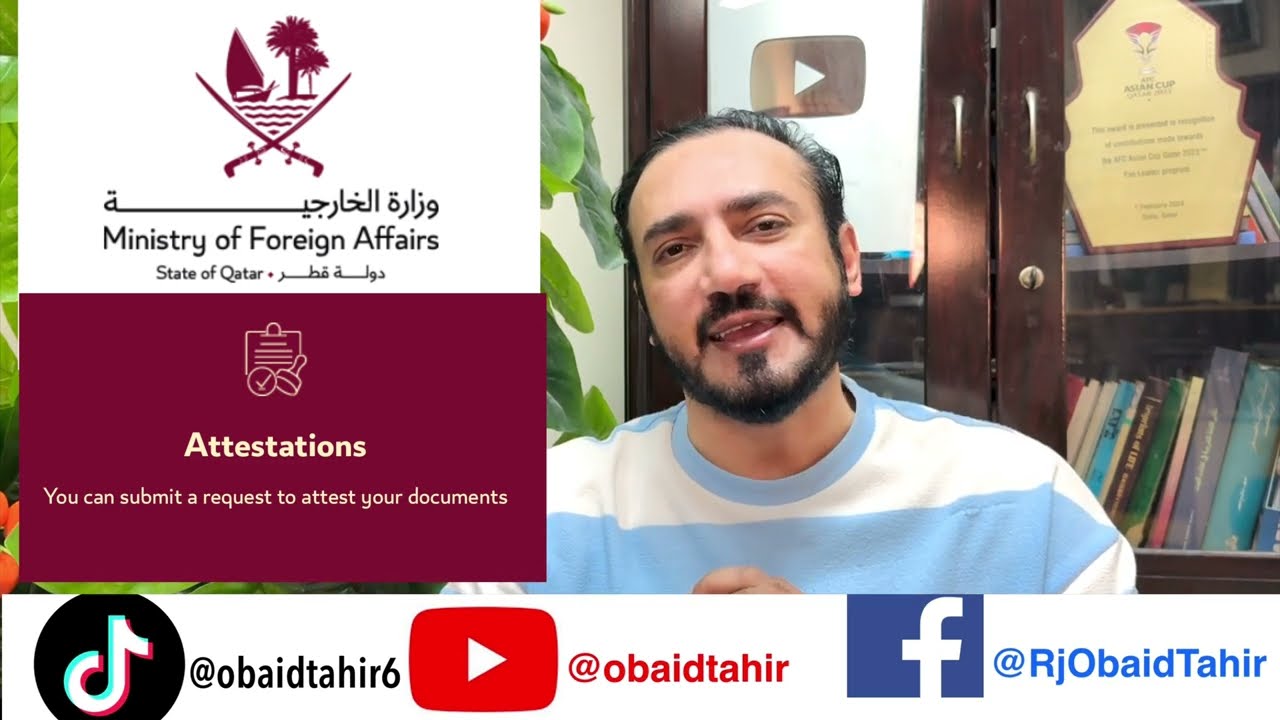 How to get your documents attested by Ministry of Foreign Affairs #Qatar