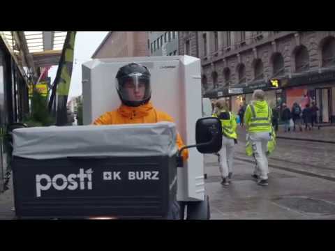 KYBURZ DXCargo at Posti in Helsinki