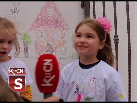 Oslikavanje murala u vrtiću „Sunce“