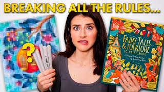 I Broke 12 COLORING RULES on ONE Coloring Page… (Should You Break Them Too?)