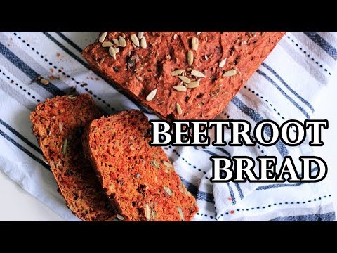 HEALTHY HOMEMADE BEETROOT BREAD RECIPE | INTHEKITCHENWITHELISA