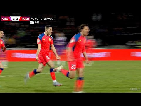 REZUMAT | FC Argeș - FCSB 2-3. Meci nebun la Pitești. Dumiter aduce victoria la ultima fază